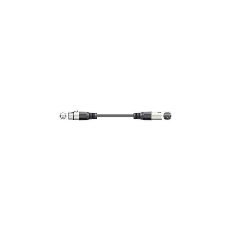 Microphone Lead | Male to Female | XLRF to XLRM | 6.0 Metre 6.0m