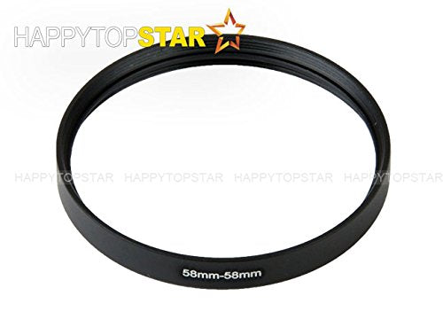 Metal 58-58 mm 58mm 58 mm Female to Female Coupling Ring Adapter for Lens Filter