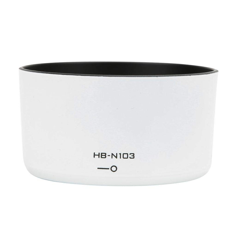 Archuu HB-N103 Camera Lens Hood Shade Fits for Nikon V1 V2 J1 J2 J3 S1 Mirrorless Camera,for Nikon 1 VR 30-110mm f/3.8-5.6 for Nikon 1 VR 10-30mm f/3.5-5.6 Lens (White) White