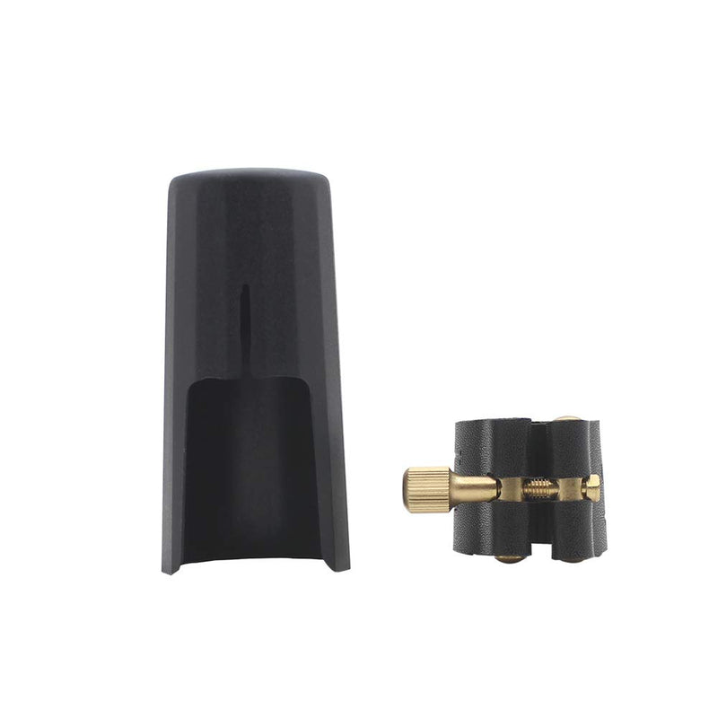 Mowind Leather Ligature Fastener with Plastic Cap for Clarinet Bakelite Mouthpiece Durable