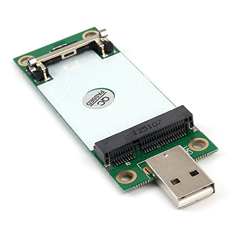 Mini PCIe WWAN Card to USB Adapter with SIM Slot, Mini PCI Express WWAN/LTE/4G Module Tester Converter, Support 30mm 50mm Wireless Wide Area Network Card