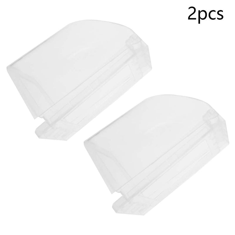 Fielect 2Pcs Weatherproof in Use Outlet Cover Plug Receptacle Protector for Retrofit Siding Construction Transparent 86 Type 98x125x75mm
