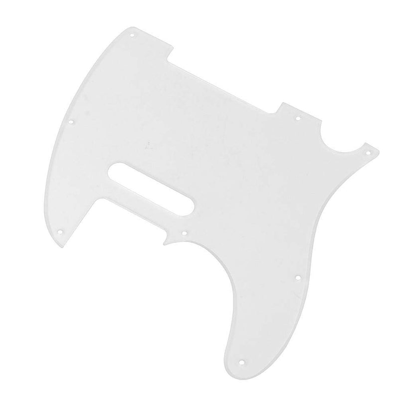 Dilwe Guitar Pickguard, Transparent Acrylic Pickguard with Screws Upgrade Part Compatible with Telecaster TL Style Electric Guitar