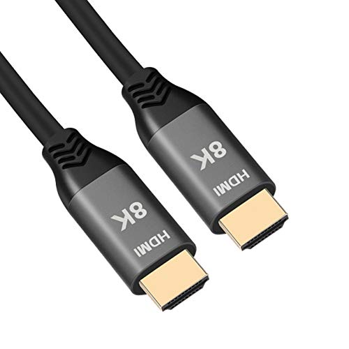 Cablecc HDMI 2.1 Cable Ultra-HD UHD 8K 60hz 4K 120hz Cable 48Gbs with Audio & Ethernet HDMI Cord 1m