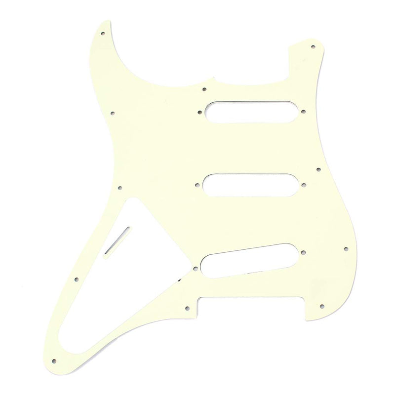 Alnicov 11 Hole Sss Guitar Strat Pick Guard Fits For Standard Strat Modern Guitar Replacement,Mint Green