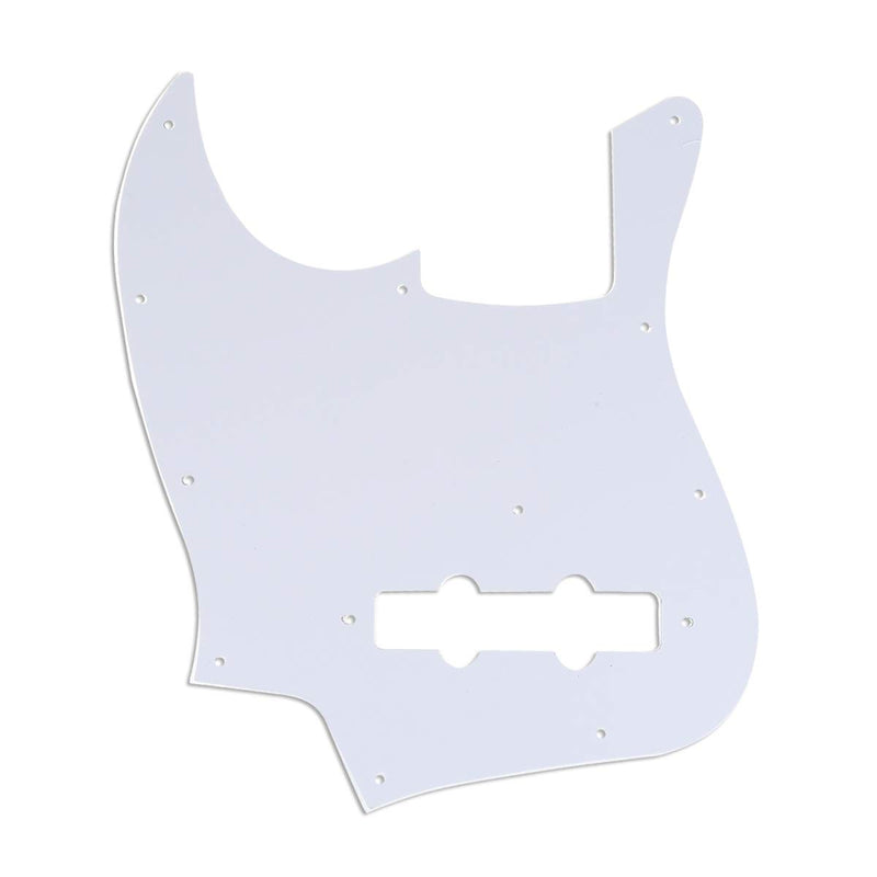 Musiclily Pro 11-Hole J Bass Pickguard for JPN Fender Japan 4-String Jazz Bass, 4Ply Tortoise Shell