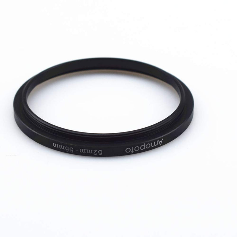 Universal 52-55mm /52mm to 55mm Step Up Ring Filter Adapter for UV,ND,CPL,Metal Step Up Ring Adapter