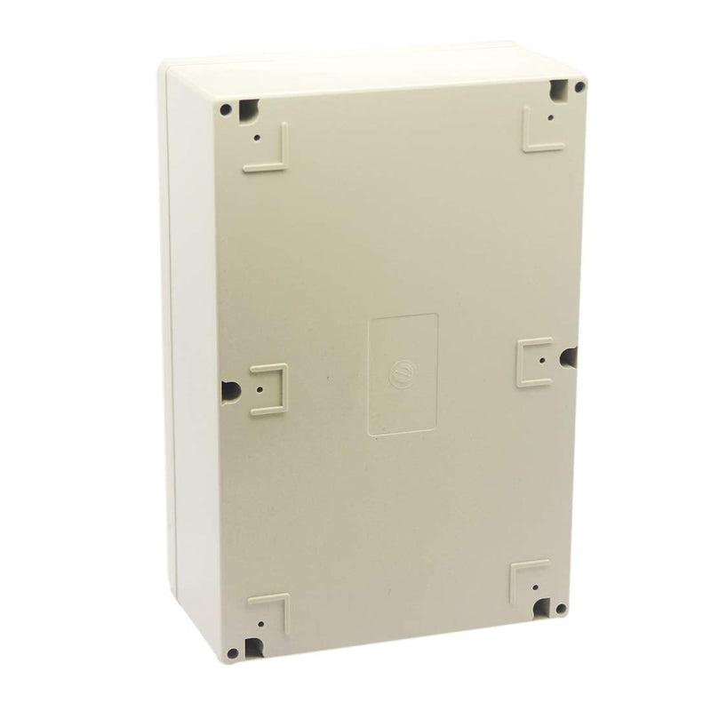 Zulkit Junction Box ABS Plastic Dustproof Waterproof IP65 Universal Electrical Boxes Project Enclosure Gray 9.4 x 6.3 x 3.5 inch (240 x 160 x 90 mm) 9.4" x 6.3" x 3.5"