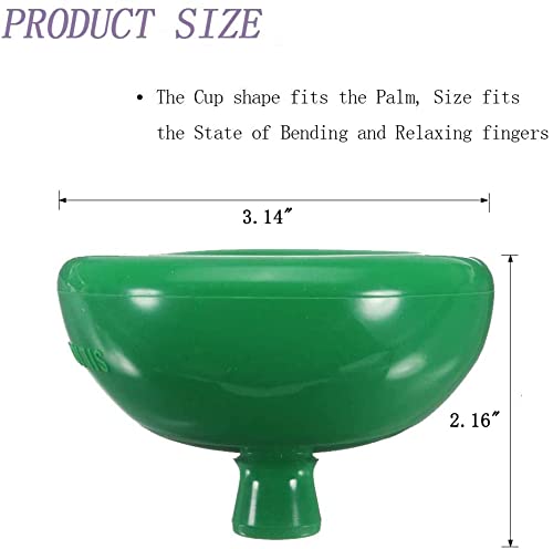Fanwer Palm Chest Percussion Cup (Small) - Chest Physical Therapy Cup, Break up Mucus, Phlegm Remover, Percussion Treatment for Expectoration Problem and Long-Term Bed Rest Basic Nursing Work 3.1*3.1*2.1