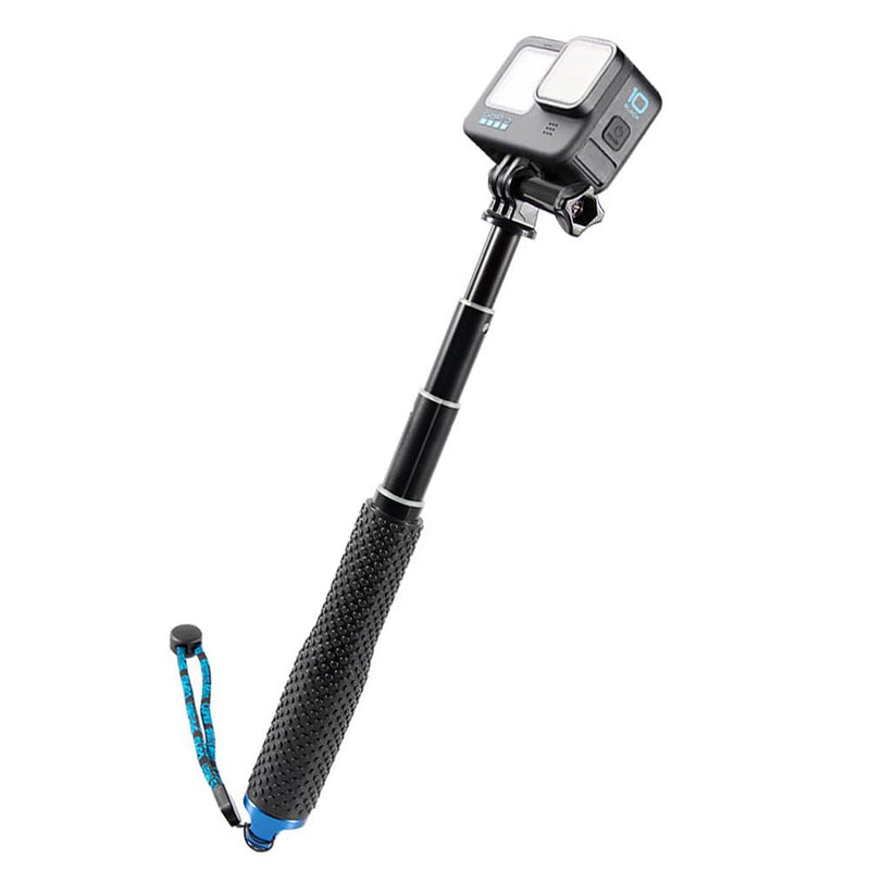 Alsukeay Selfie Stick Extendable Hand Grip Handheld Monopod Aluminum Telescopic Pole (7-19 inch) Compatible with GoPro Hero 11 10 9 8 7 6 5 4 3+ 3 Session SJ4000 SJ5000 Action Cameras