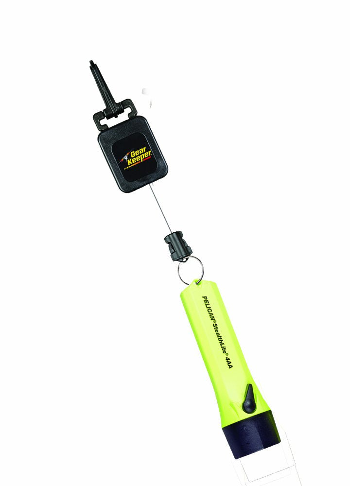 Hammerhead Industries Gear Keeper RT4-5972 Small SCUBA Flashlight Retractor Combo Mount -Snap/Threaded Stud Heavy-Duty Snap Clip Mount with QC-II Split Ring Accessory