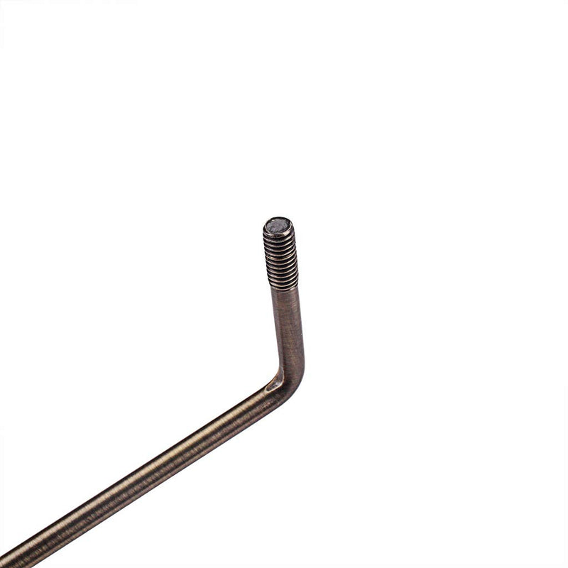 Alnicov 6mm Whammy Bar Thread Single Tremolo Arm with Tip Cap-Bronze