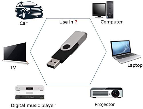 USB Drive USB 2.0USB Drive 32GB 5 Pack ,USB 2.0 ,USB Stick with Red Led Indicator ,32gb Flash Drive,Memory Stick Storage (Black Color) 32GB-5PACK
