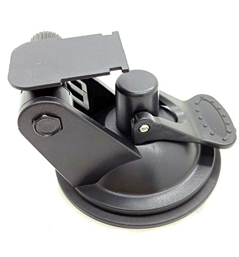 Super Suction Windshield Suction Cup Mount for Escort MAX MAX2 2/2015-2019 MAX360 Radar Detector w/Slide in Plate Connection (NOT for Radar That use Magnetic Cradle, Metal Slide in Plate Slot only)