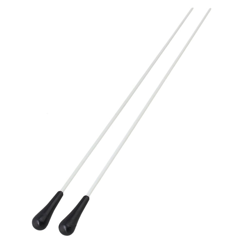 lovermusic Lovermusic 15" Silver Fibre Glass Conductor's Orchestra Choral Baton Set of 2