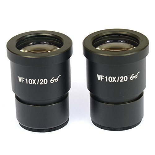 2PCS WF10X/20mm Eyepiece Lenshigh eyepoint Ocular Stereo Microscope Mount 30mm