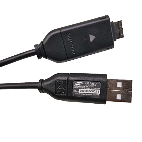 Replacement SUC-C7 SUC-C3 SUC-C5 Camera USB Charging Cable Date Sync Cord Compatible with Samsung Digital Camera EX, L, WB, S, SL, ST, SH, P, PL Series TL220 SL202 SL605 L200 ST600 PL200 (20 Pin)