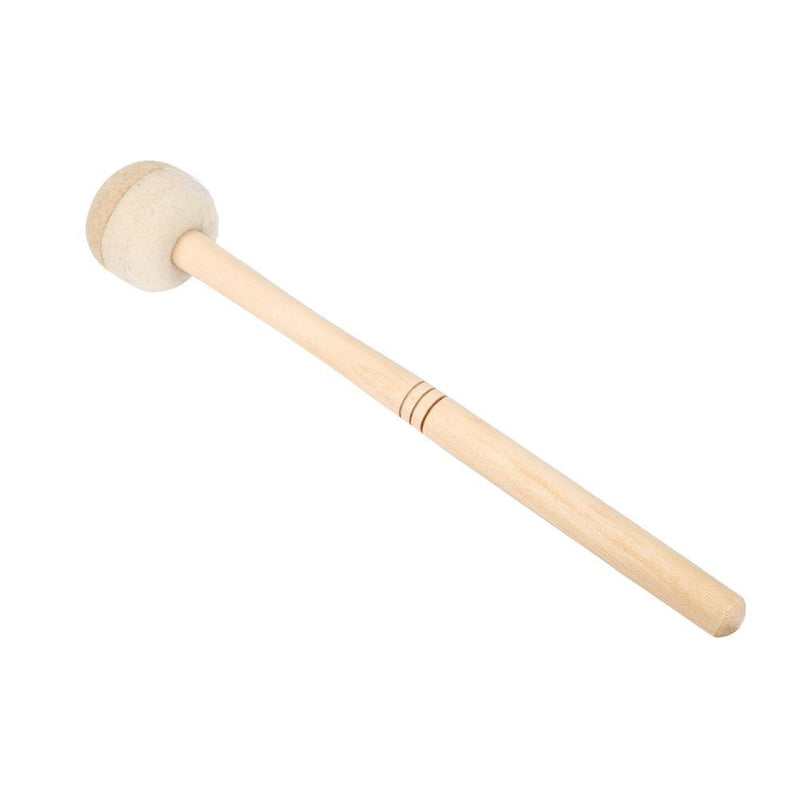 Portable Durable Bass Drum Hammer Maple Stick Wool Felt Head Mallets Hammer Percussion Instrument Accessory