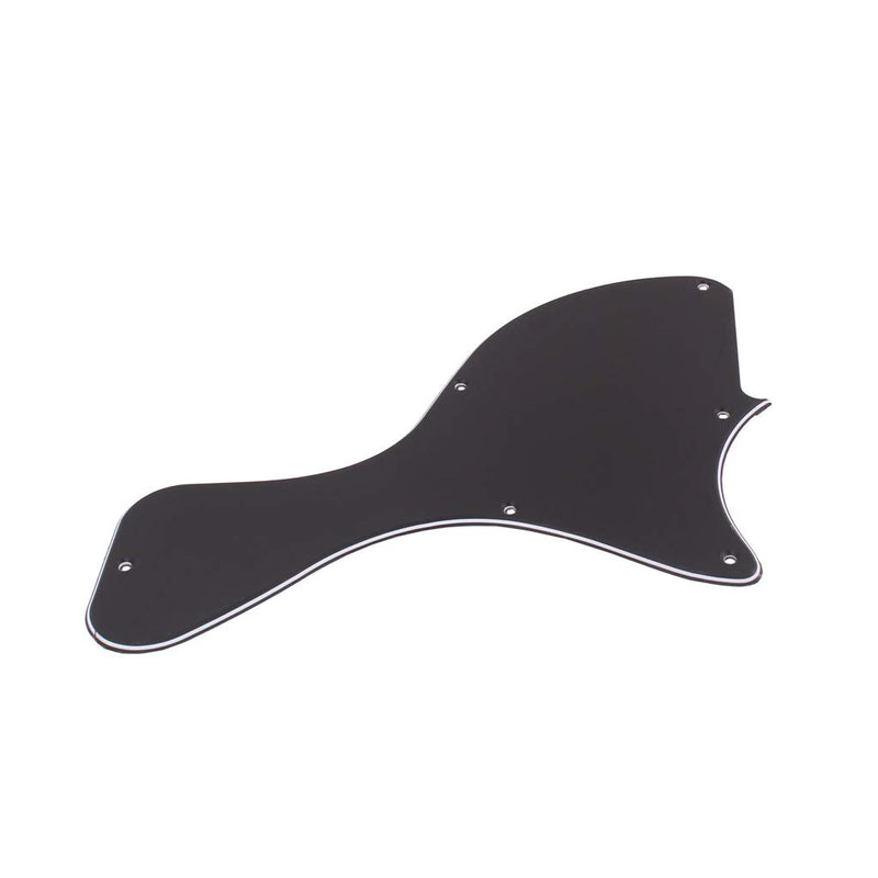 Alnicov Black Les Paul Junior Pickguard for Gibson Les Paul LP Gtuitar