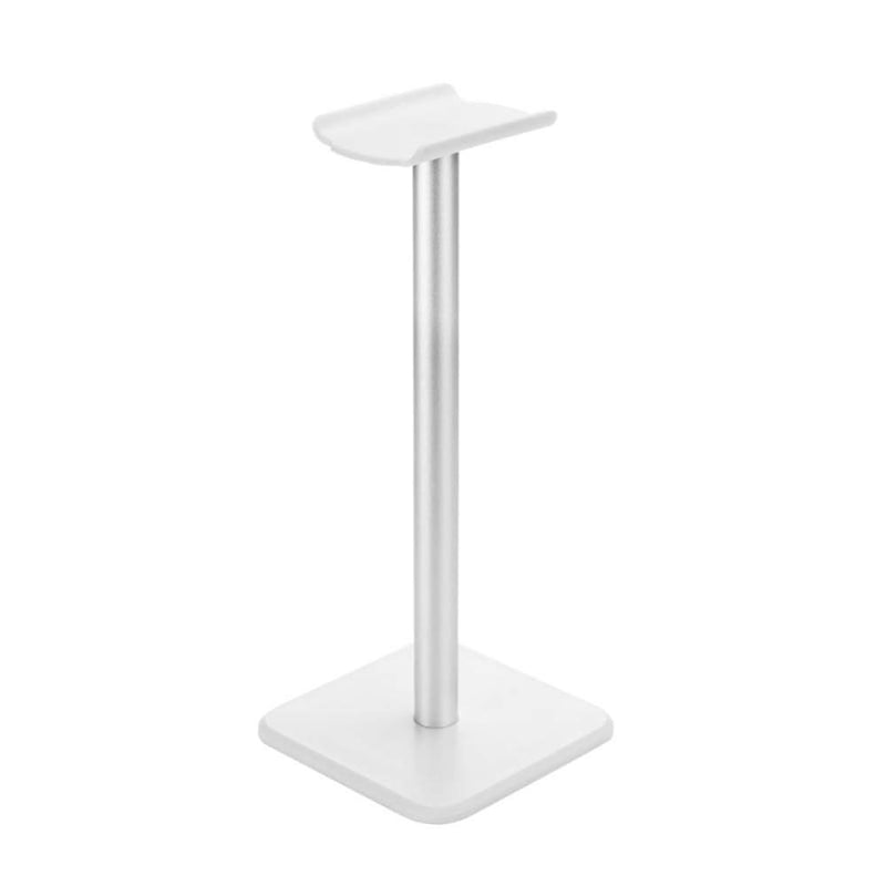 OneCut Headphone Stand, Universal Aluminum & Silicone Holder Earphone Stand Headrest ABS Solid Base for All Wireless/Bluetooth/Gaming Headset (White) White
