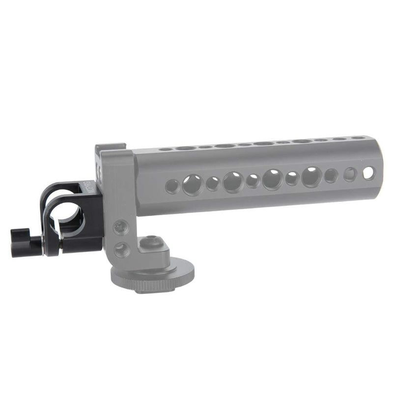 NICEYRIG 15mm Rod Clamp, Single Rod Holder for 15mm Rail Support System, EVF Mount, LED Light, Microphone - 331