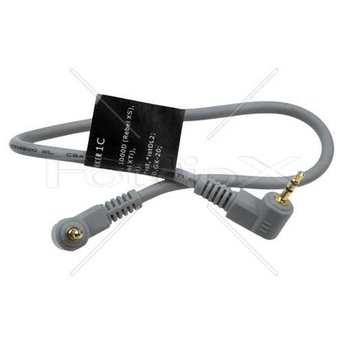 Replacement Adapter Cable 1C, fits Aputure Pro Coworker for Canon EOS Rebel XT, XTi, XSi, T1, T1i, T2i, T3, T3i, T4, T4i, D60, 300D, 350D, 400D, 450D, 500D, 550D, 600D, 1000D, 1100D, Powershot G10, G11, G12, G1X,