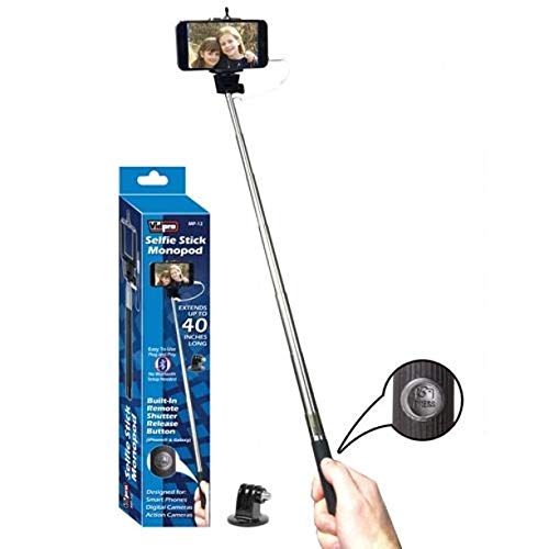 Ritz Gear Tripod Bundle Includes 60" Monopod, Tabletop Tripod and Telescoping Selfie-Stick