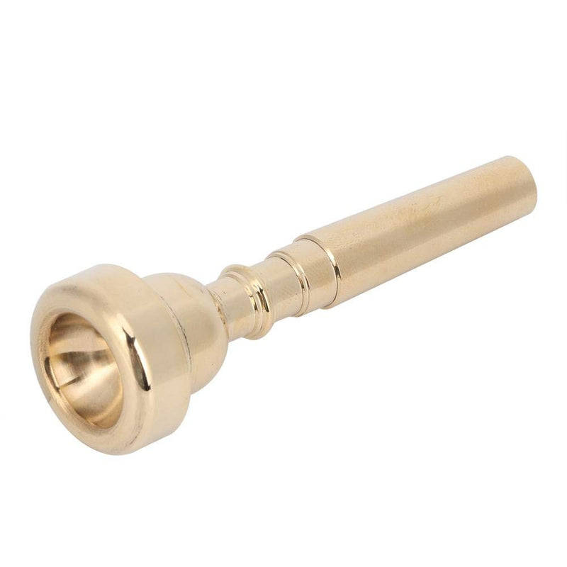 Metal Trumpet Mouthpiece, Gold Bb Tone Trumpet Mouthpiece, 3C 5C 7C(Gold 5C) Gold 5C