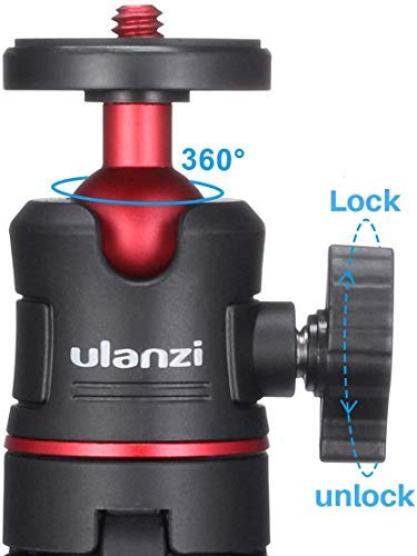 ULANZI MT-08 Mini Extension Pole Tripod,Table Mini Tripod for Cameras and Smartphones Handheld Tripod Compatible with RX100 M1-M6 A6400 A6500 A6600 Canon G7X Mark III