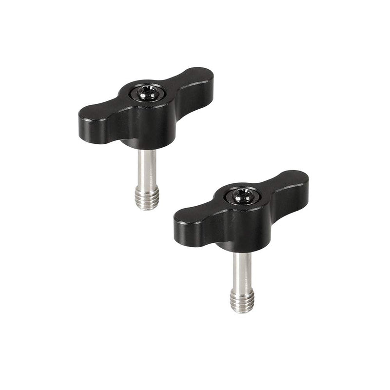 CAMVATE M6 ×18 Thumbscrew Assembly Knob Black (2 Pieces)