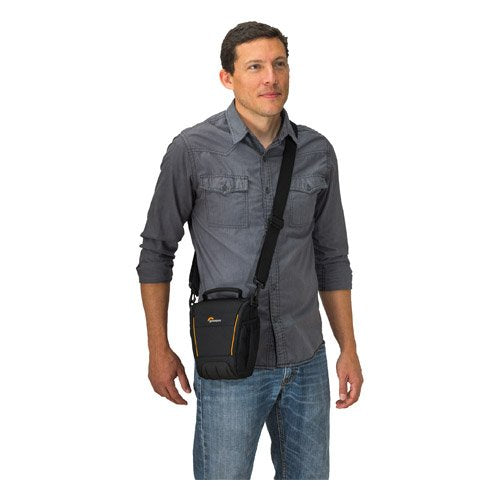 Lowepro Adventura SH 100 II - A Protective and Compact Shoulder Bag for a HOZ, Compact CSC or Action Video Camera