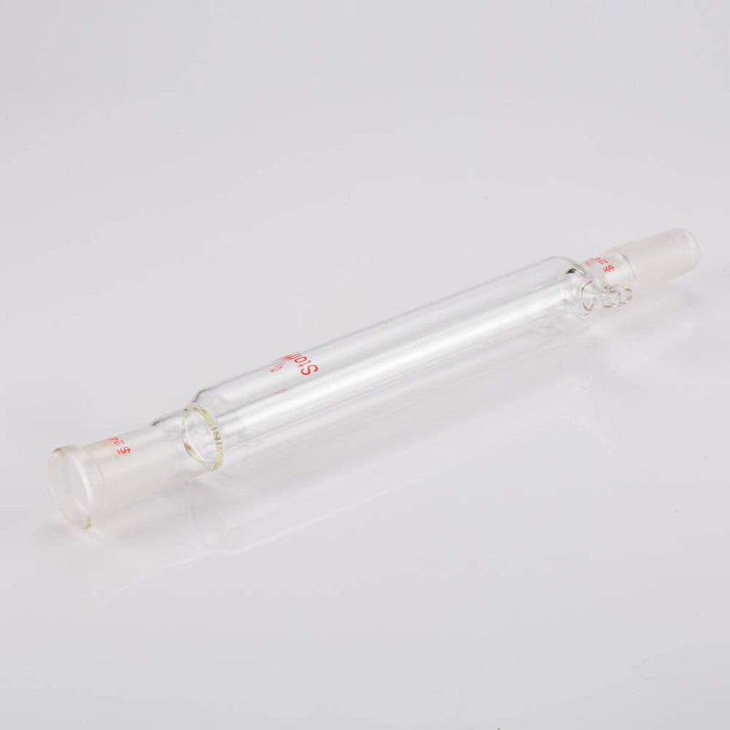 StonyLab Borosilicate Glass Liebig Condenser with 24/40 Joint 200 mm Jacket Length Lab Glass Condenser