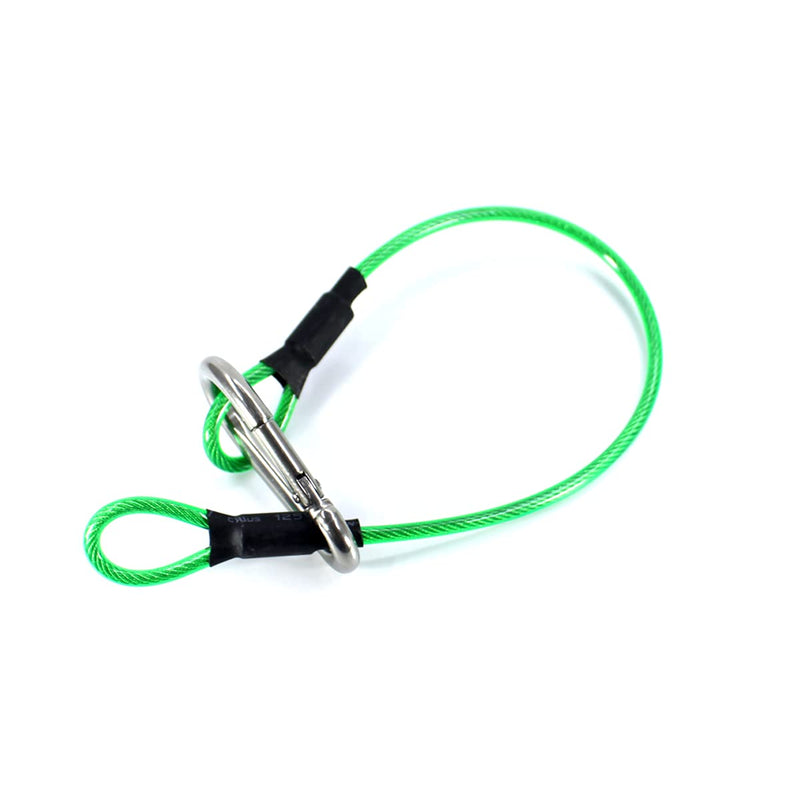 Waist Tape Holder Lanyard for Gaffers Tape Steel Carabiner Clip Hanging Rope for Photography Film Stage Television Production Carrying Tool (Green) Green