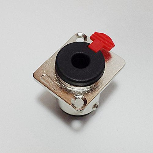 [AUSTRALIA] - CESS 6.35mm 1/4 Inch Female Stereo TRS Audio Socket Jack Connector Panel/Chassis Mount - 6.35mm Stereo Socket (4 Pack) 