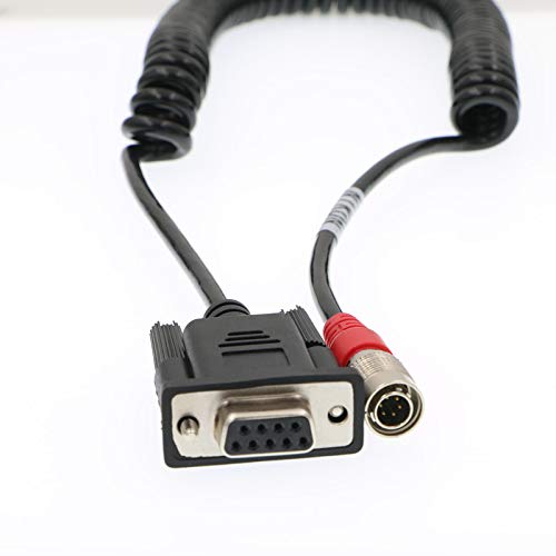 Uonecn Data Collector Cable DB9 Female to Hirose 6 Pin Male Surveying TDS Carlson Spectra for Nikon