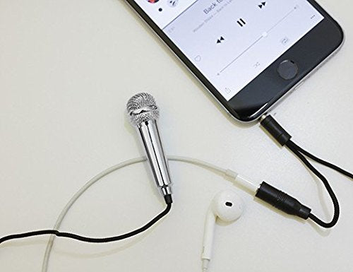 Kikkerland WBPHP-BK Mini Karaoke Microphone Silver