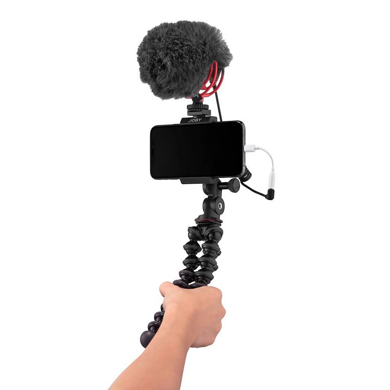 JOBY Wavo Windjammer Gray Wind muff for JOBY Wavo Vlogging Microphone for Wind Noise Reduction for Content Creation Vlogging YouTube IGTV TikTok with Smartphone(JB01685-BWW) Grey Standard