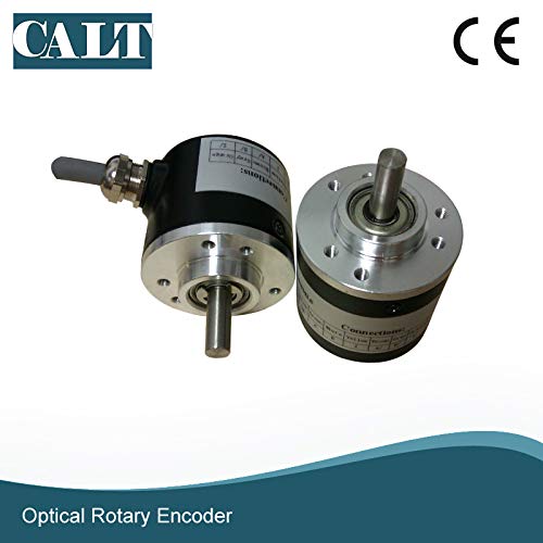 CALT 6mm Shaft Encoder 2000 PPR Pushpull HTL Line Driver Universal Output Line Driver Output 5-26Vdc Supply