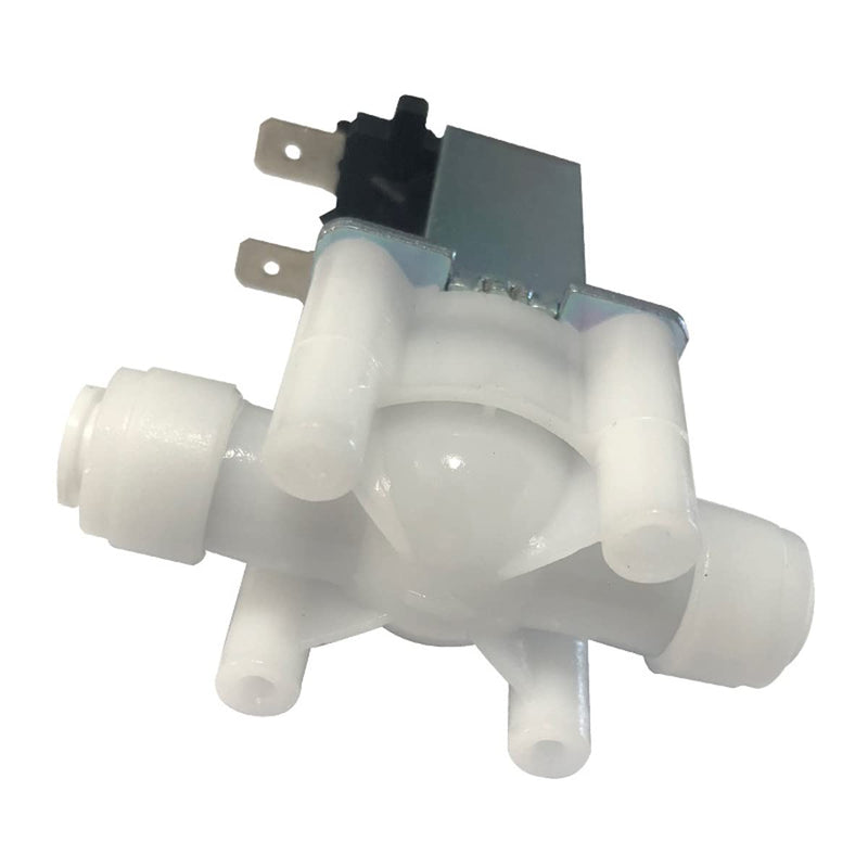 XINWOO Water Solenoid Valve,DC 24V 1/4 Inch Tube OD,Quick Connect Fitting, Inlet Feed Valve for RO Reverse Osmosis Purifiers System. 1/4" Solenoid Dc 24v