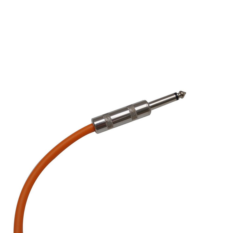 [AUSTRALIA] - Seismic Audio SAGC20R-Orange Orange 20-Feet Right Angle to Straight Guitar Cable 