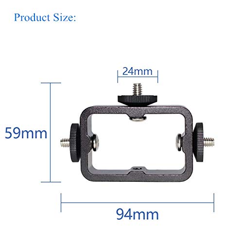 Tripod Mount Adapter Kit for 3 Devices. Works with Smartphones, iPhone, Android, GoPros, DSLR Cameras, Mic, LED, Ring Lights. Perfect for Vlogging, YouTube, Live Streaming, Tik Tok