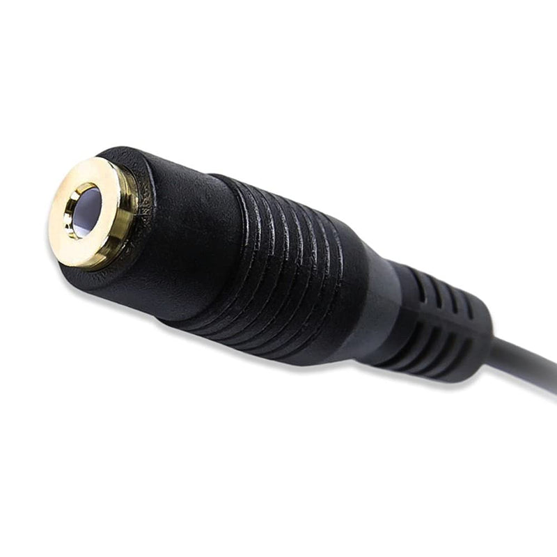 CamDesign 3.5mm Female to Mini USB Male Microphone Adapter Audio Transfer Cable Cord Compatible with GoPro Hero 1 2 3 Hero3+ Hero4 & Sports Adapter Only