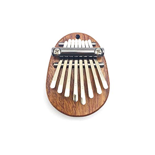 Deoukana 8 Key Mini Kalimba exquisite Finger Thumb Piano Marimba Musical good accessory Pendant Gift pink