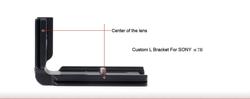 [AUSTRALIA] - Sunwayfoto PSLO-a7IINR L Plate / Bracket for Sony A7II & A7R II Camera RRS / Arca Compatible 