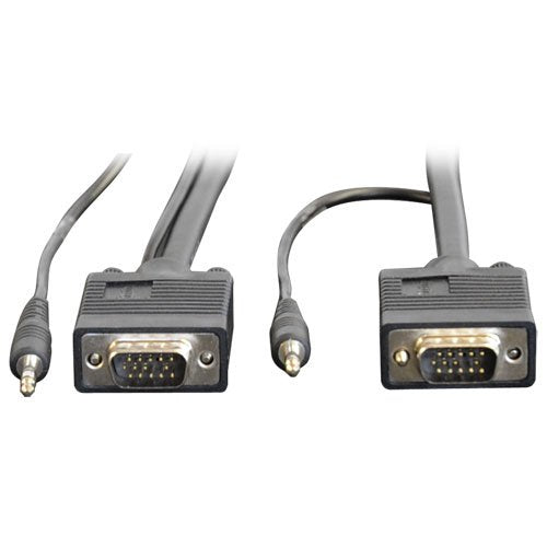 [AUSTRALIA] - Tripp Lite VGA Coax Monitor Cable with audio, High Resolution cable with RGB coax (HD15 and 3.5mm M/M) 10-ft.(P504-010) 