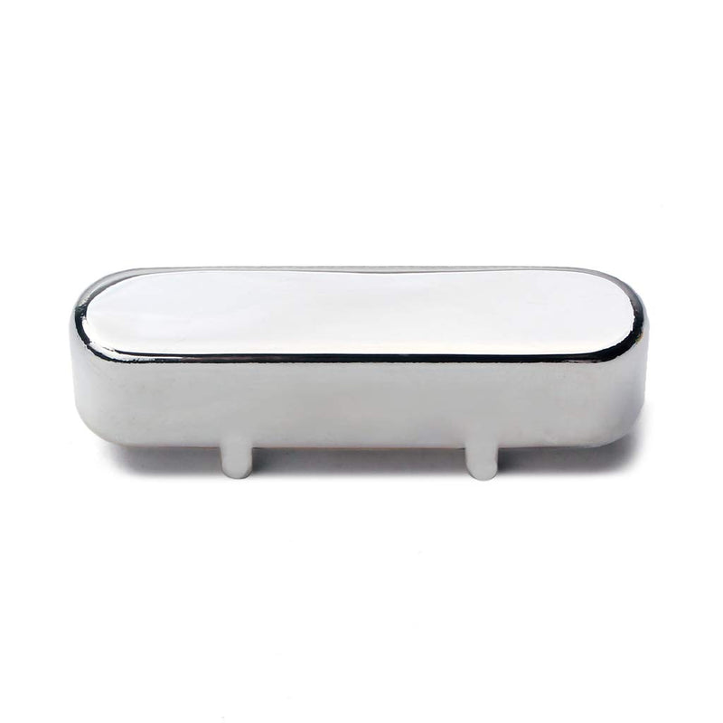 Alnicov Guitar Neck Pickup Cover for TL Tele Telecaster Style Electric Guitar Chrome