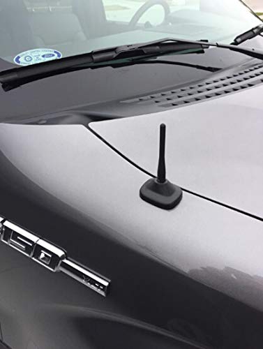 RaxTDM 4 inch Antenna for Toyota Tundra & Tacoma All Years & FJ Cruiser All Years Short Antenna - Anti-Theft Design