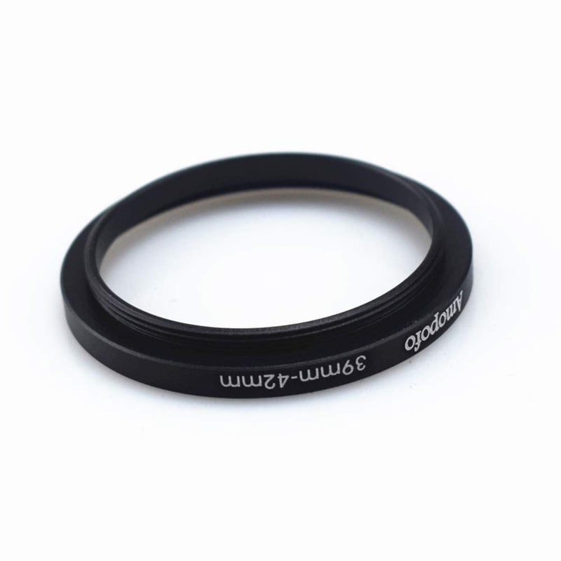 39mm to 42mm Camera Filters Ring Compatible All 39mm Camera Lenses or 42mm UV CPL Filter Accessory,39-42mm Camera Step-Up Ring 39 to 42mm Step Up Ring Adapter