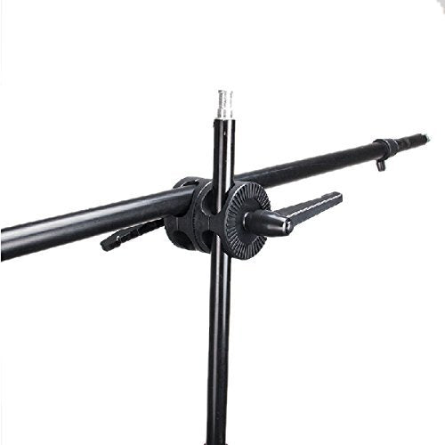 Coolbuy112 Dual Head Grip Swivel Clamp Head Holder Bracket for Photography Studio Flash Reflector Boom