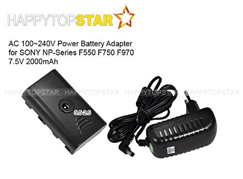 110V/220V AC Adapter Adaptor Power Dummy Battery for Sony NP-F970 F960 F770 F750 F550 for Video Photo LED Pad22 YN300 III Monitor